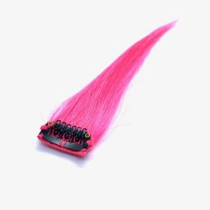 Bright Pink Highlights Human Hair Clip-in extensions