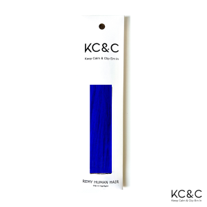 Blue Hair Highlights Hair Extension Clip-in Single