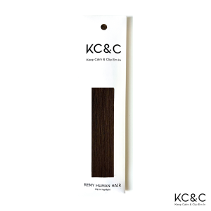 Dark Brown Remy human hair highlights