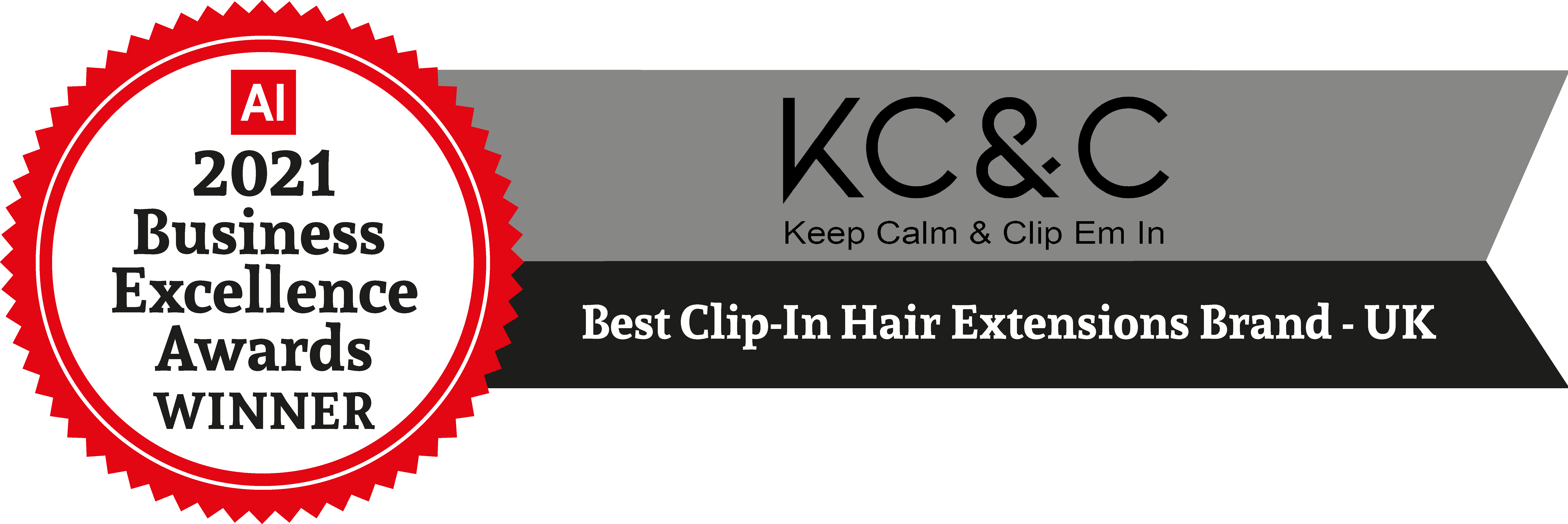 Best Clip-in Hair Extension Brand Award Keep Calm & Clip Em In