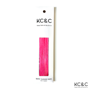 Pink Real Human Hair Highlights