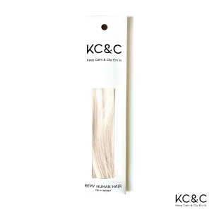 Platinum Blonde Highlight Clip-in Extension. No bleach instant highlights