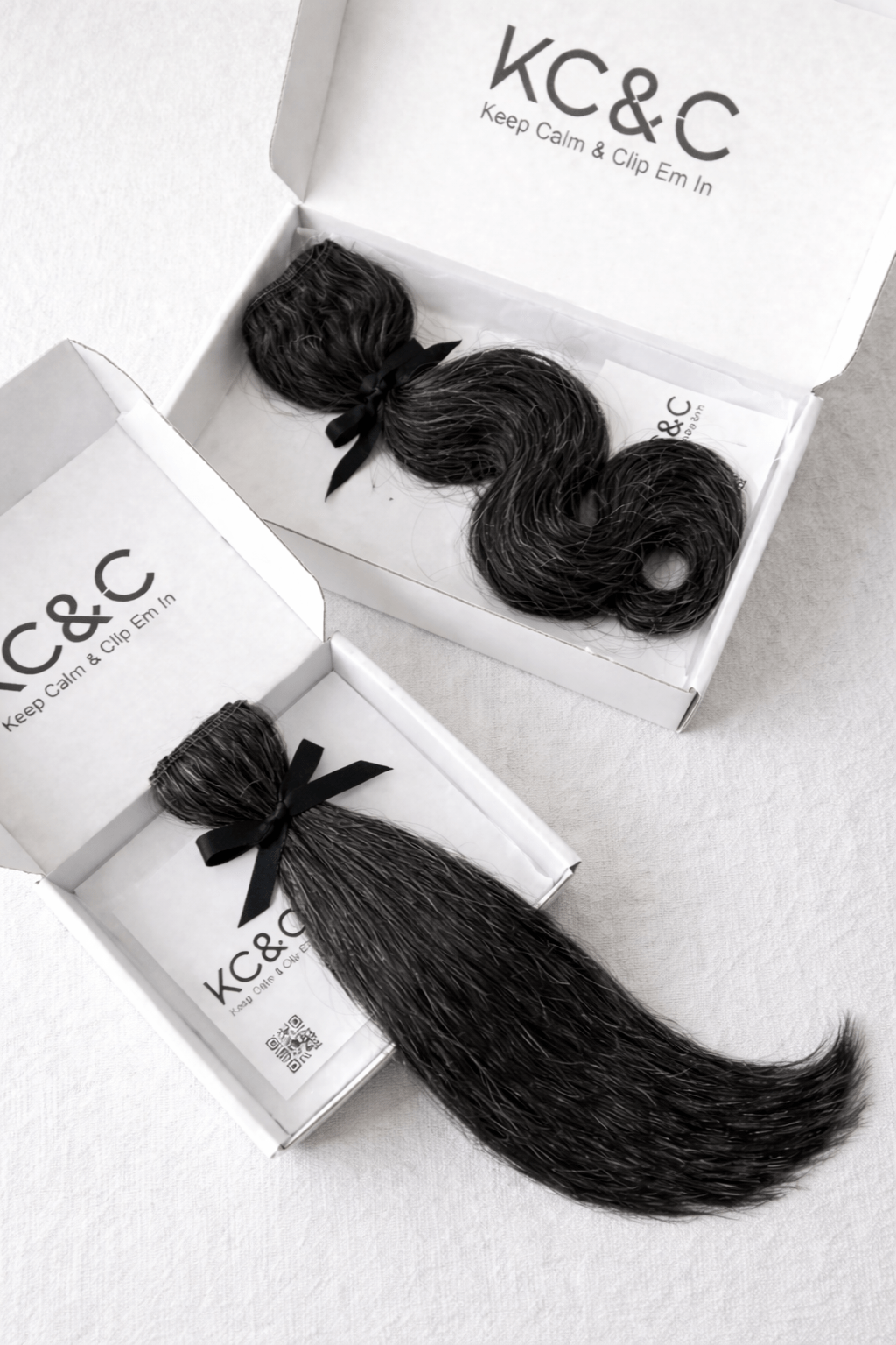 Salt & Pepper Grey Remy Human Hair extensions Dark