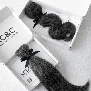 Salt & Pepper Grey Remy Human Hair extensions Regular