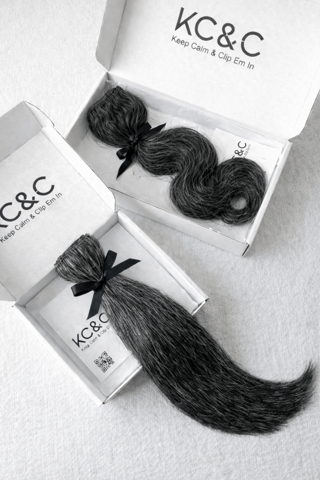 Salt & Pepper Grey Remy Human Hair extensions Regular