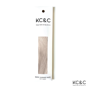 Natural Light Grey Remy human hair highlights