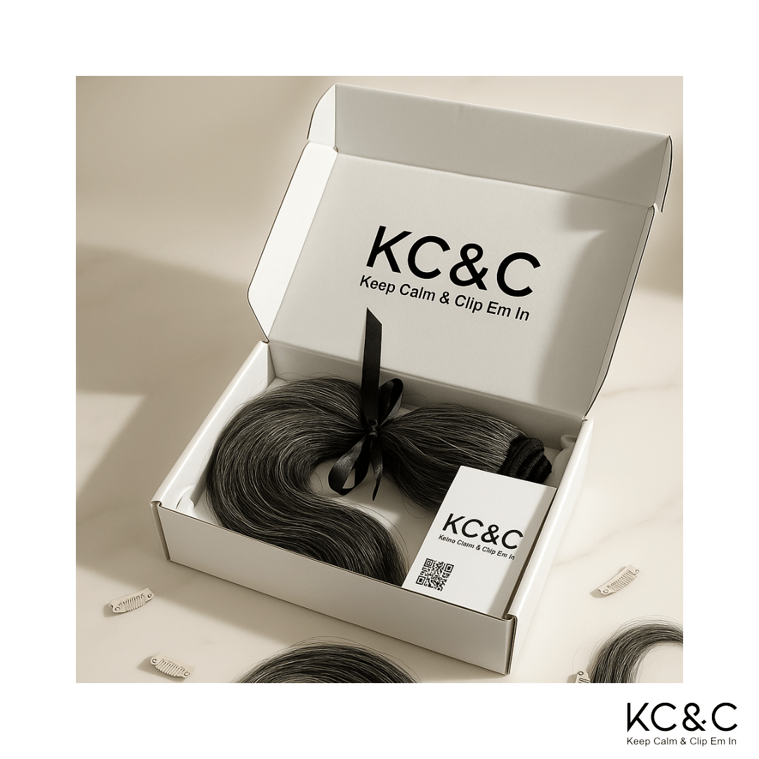 Salt & Pepper Remy Haman Hair extensions