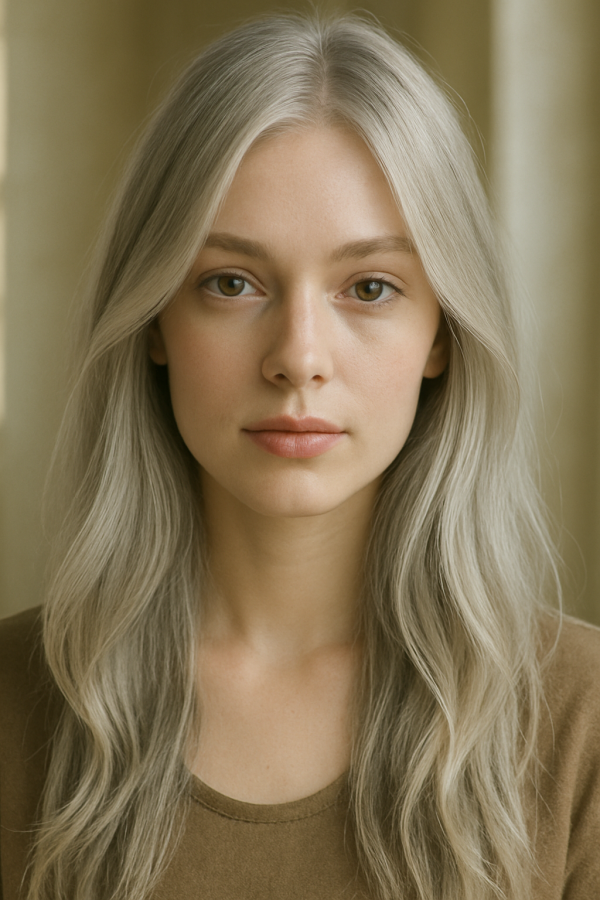 Natural Light Grey Hair Extensions