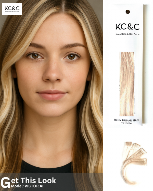 Warm Light Blonde Highlight Single