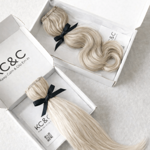 ASH BLONDE HAIR EXTENSIONS CLIP-IN REMY HAIR