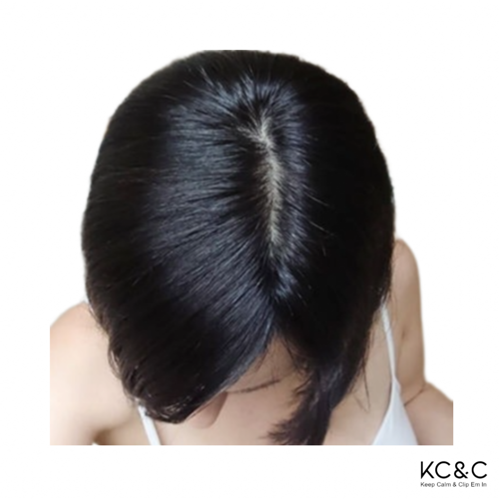 Virgin Remy Human Hair Topper Natural Black