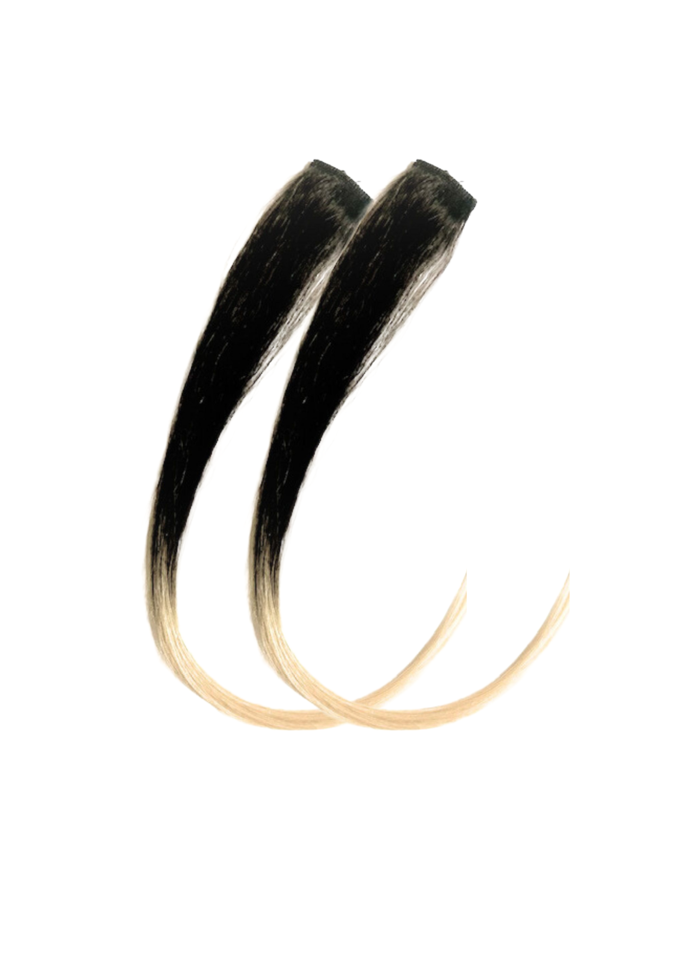 Brunette to Blonde Ombre Highlights set of 2 Remy hair straight extensions