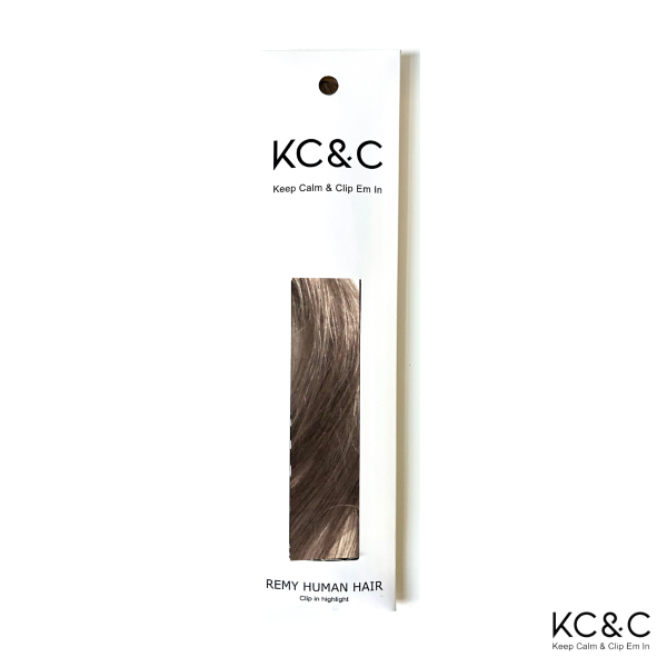 Remy human hair highlights Dark Ash Brown