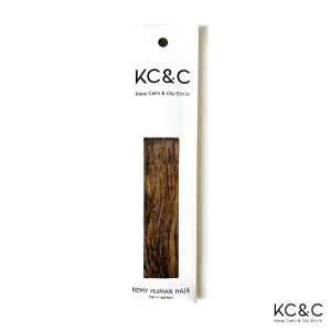 Warm Brown Highlight Remy human har clip-in